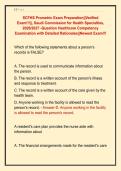 SCFHS Prometric Exam Preparation&vert;&vert;Verified &NewLine;Exam&excl;&excl;&excl;&vert;&vert;&comma; Saudi Commission for Health Specialties&comma; &NewLine;2026&sol;2027 -Question Healthcare Competency &NewLine;Examination with Detailed Rationales&vert;&vert;Newest Exam&excl;&excl;&excl;