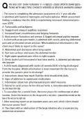 RN HESI EXIT EXAM VERSIONS V1&ndash;V10 &lpar;2025&sol;2026&rpar; UPDATED &ndash; VERIFIED MULTIPLE CHOICE QUESTIONS AND REVISED ANSWERS COMPLETE EXAM PREPARATION MATERIAL