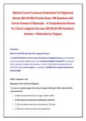 National Council Licensure Examination for Registered &NewLine;Nurses &lpar;NCLEX-RN&rpar; Practice Exam&colon; 200 Questions with Correct Answers & Rationales &ndash; A Comprehensive Review for Clinical Judgment Success 200 NCLEX-RN Questions&colon; Answers &plus; Rationales by Category 