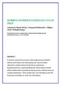 Robbins-Inspired Pathology Test Bank 2026 &vert; Advanced Clinical MCQs with Integrated Rationales&comma; Mechanism-Based Reasoning & Board-Style Pathophysiology Review