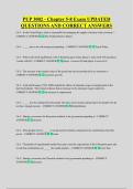 PUP 3002 - Chapter 5-8 Exam UPDATED &NewLine;QUESTIONS AND CORRECT ANSWERS