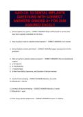 AAID CH&period; 53 DENTAL IMPLANTS QUESTIONS WITH CORRECT ANSWERS GRADED A&plus; FOR 2026