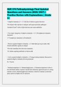 NUR 376 Patho Complete Exam Bundle &vert; 2026 Questions & Answers Pack &vert; Verified Revision Material &vert; A&plus; &vert; 100&percnt; Study Set