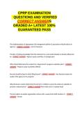 CPRP EXAMINATION QUESTIONS AND VERIFIED CORRECT ANSWERS GRADED A&plus; -LATEST 2026-2027- 100- GUARANTEED PASS&period;docx&NewLine;&NewLine;