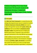 Evidence Handling WGU Fast 2026 STUDY GUIDE 2026&sol;2027 ACCURATE QUESTIONS WITH CORRECT DETAILED ANSWERS &vert;&vert; 100&percnt; GUARANTEED PASS NEWEST VERSION