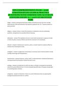 ODS Comprehensive Exam &ndash; Updated Study Guide with Practice Questions and Verified Answers &lpar;2025&ndash;2026&rpar;