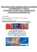 Understanding Anatomy & Physiology by Gale Sloan Thompson &ndash; Visual&comma; Auditory & Interactive Learning Approach Study Notes and Exam Preparation Material