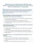 NR606&sol; NR 606 Final Exam &lpar;Latest 2026&sol;2027 Update&rpar; &vert; Complete Exam Questions with Verified Answers and Detailed Rationales &vert; ADHD&comma; ODD&comma; Conduct Disorder&comma; FAS&comma; Eating Disorders &vert; A&plus; Graded &vert; Herzing University&NewLine;&NewLine;