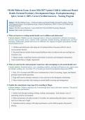 NR606&sol; NR 606 Midterm Exam &lpar;Latest 2026&sol;2027 Update&rpar; &vert; Complete Exam Questions with Verified Answers and Detailed Rationales &vert; Child&sol;Adolescent & Perinatal Mental Health &vert; A&plus; Graded &vert; Chamberlain University&NewLine;&NewLine;