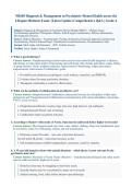NR605&sol; NR 605 Midterm Exam &lpar;Latest 2026&sol;2027 Update&rpar; &vert; Complete Exam Questions with Verified Answers and Detailed Rationales &vert; Diagnosis & Management in Psychiatric-Mental Health &vert; A&plus; Graded &vert; Chamberlain University&NewLine;&NewLine;