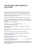 COB 202 QUIZ 4 WITH COMPLETE SOLUTIONS