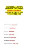 ADEX OSCE pics QUESTIONS AND VERIFIED CORRECT ANSWERS GRADED A&plus; -LATEST 2026-2027- 100- GUARANTEED PASS&period;docx&NewLine;&NewLine;