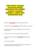 CDCA Manikin Treatment Clinical Exam &lpar;MTCE&rpar; QUESTIONS AND VERIFIED CORRECT ANSWERS GRADED A&plus; -LATEST 2026-2027- 100- GUARANTEED PASS&period;docx&NewLine;&NewLine;