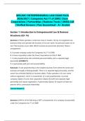 MRL2601 ENTREPRENEURIAL LAW EXAM PACK 2026&sol;2027 &vert; Companies Act 71 of 2008 &vert; Close Corporations &vert; Partnerships &vert; Business Trusts &vert; UNISA LLB &vert; Verified Answers &vert; Pass Guaranteed - A&plus; Graded&NewLine;&NewLine;