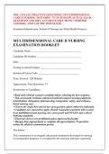 MDC 2 EXAM 1 PRACTICE QUESTIONS &vert; MULTIDIMENSIONAL &NewLine;CARE II NURSING TEST PREP - 75 UP-TO-DATE ACTUAL EXAM &NewLine;QUESTIONS AND 100&percnt; ACCURATE SOLUTIONS &vert; VERIFIED &NewLine;ANSWERS - INSTANT PDF DOWNLOAD 
