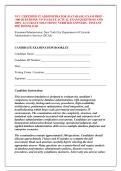 NYC CERTIFIED IT ADMINISTRATOR &lpar;DATABASE&rpar; EXAM PREP - &NewLine;&lpar;100 QUESTIONS&rpar; UP-TO-DATE ACTUAL EXAM QUESTIONS AND &NewLine;100&percnt; ACCURATE SOLUTIONS &vert; VERIFIED ANSWERS - INSTANT &NewLine;PDF DOWNLOAD