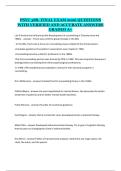 PSYC 388 &ndash; 2026 Final Exam Questions and Answers &lpar;Graded A&plus;&rpar;