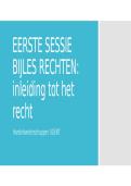 Oefeningen&examenvraagbundel Inleiding tot het recht Handelswetenschappen Ugent &lpar;bijlesbureau&rpar;