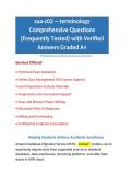 saa-c03 -- terminology Comprehensive Questions &lpar;Frequently Tested&rpar; with Verified Answers Graded A&plus;