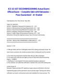 ICC U2 UST DECOMMISSIONING Actual Exam 2026&sol;2027 &vert; Official Exam &ndash; Complete Q&A with Rationales &ndash; Pass Guaranteed - A&plus; Graded