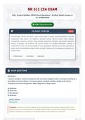 NR 511 CEA exam 140&plus; &lpar;Latest Syllabus 2026&rpar; Exam Questions   Verified Model Answers   A&plus; Graded Bank