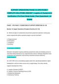 SUPPORT OPERATIONS PHASE II & SPO PHASE 1 COMPLETE SOLUTIONS 2026&sol;2027 &vert; Logistics & Sustainment Certification &vert; Pre Exam Study Guide &vert; Pass Guaranteed - A&plus; Graded&NewLine;&NewLine;