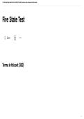 Fire State Test Study Guide & Exam Prep &lpar;2026&sol;2027&rpar; &vert; Fire Safety&comma; Prevention&comma; Codes & Inspection Practice Review