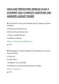 WILDLAND FIREFIGHTING BUNDLED EXAM 4&NewLine;EXAMPREP 2026 COMPLETE QUESTIONS AND&NewLine;ANSWERS ALREADY PASSED