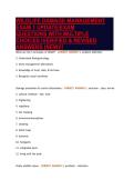 WILDLIFE DAMAGE MANAGEMENT&NewLine;EXAM 1 UPDATE&vert;EXAM&NewLine;QUESTIONS WITH MULTIPLE&NewLine;CHOICES &vert;VERIFIED & REVISED&NewLine;ANSWERS &lpar;NEW&rpar;&excl;&excl;