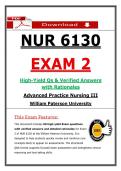 NUR 6130 Exam 2 &vert; &lpar;2026&rpar; Nursing Exam Questions &vert; Practice III &lpar;PDF&rpar;
