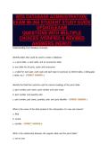 MTA DATABASE ADMINISTRATION&colon;&NewLine;EXAM 98-364 STUDENT STUDY GUIDE&NewLine;UPDATE&vert;EXAM&NewLine;QUESTIONS WITH MULTIPLE&NewLine;CHOICES &vert;VERIFIED & REVISED&NewLine;ANSWERS &lpar;NEW&rpar;&excl;&excl;&excl;