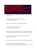 MULTIPLE CHOICE EXAM 1&NewLine;DATABASE&sol; 2026&sol;2027 ACTUAL EXAM&NewLine;QUESTIONS WITH CORRECT&NewLine;ANSWERS 100&percnt; VERIFIED GRADED&NewLine;A&plus;
