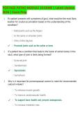 PORTAGE PATHO MODULE 10 EXAM &vert; Latest Update&NewLine;2026 &vert; Exam Prep