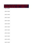 Relias Dysrhythmia-QUESTIONS AND&NewLine;ANSWERS-RATED 100&percnt; CORRECT&excl;&excl;&excl;