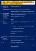 CHEM 1010- EXAM 2 &lpar;MODULE 6&rpar; QUESTIONS & VERIFIED CORRECT ANSWERS