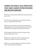 WORKDAY PRO PAYROLL 2026 CERTIFICATION&NewLine;STUDY GUIDE COMPLETE SYSTEM PROCESSES&NewLine;AND PRACTICE QUESTIONS