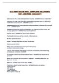 G-22 FDNY EXAM WITH COMPLETE SOLUTIONS 100&percnt; VERIFIED 2026-2027&excl;&excl;