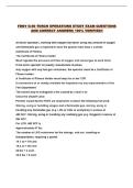 FDNY G-60 TORCH OPERATIONS STUDY EXAM QUESTIONS AND CORRECT ANSWERS 100&percnt; VERIFIED&excl;&excl;