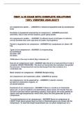 FDNY A-35 EXAM WITH COMPLETE SOLUTIONS 100&percnt; VERIFIED 2026-2027&excl;&excl;