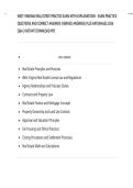 WEST VIRGINIA REAL ESTATE PRACTICE EXAM WITH EXPLANATIONS &ndash; EXAM PRACTICE&NewLine;QUESTIONS AND CORRECT ANSWERS &lpar;VERIFIED ANSWERS&rpar; PLUS RATIONALES 2026&NewLine;Q&A &vert; INSTANT DOWNLOAD PDF