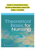Test Bank for Theoretical Basis for Nursing&comma; 6th Edition &ndash; McEwen & Wills &lpar;All Chapters&rpar;