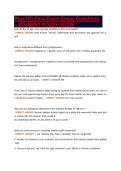 Psyc101 Final Exam Essay Questions&NewLine;&ndash; STUDENT STUDY GUIDE