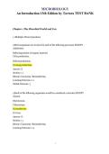 Microbiology An Introduction 13th Edition Test Bank by Tortora