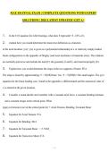 MAE 454 FINAL EXAM &vert; COMPLETE QUESTIONS WITH EXPERT SOLUTIONS &vert; 2026 LATEST UPDATED &vert; GET A&plus;