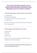 Texas Water Well Pump Installer License &NewLine;Practice Exam &vert; Questions And Answers &lbrack; plus &NewLine;Rationales&rsqb; &vert; Qs & Ans 2026&sol;27 &vert; Graded A 