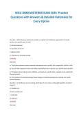 WGU D080 MIDTERM EXAM 2026 Practice&NewLine;Questions with Answers & Detailed Rationales for&NewLine;Every Option