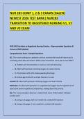 NUR 283 COMP 1&comma; 2 & 3 EXAMS &lpar;GALEN&rpar; &NewLine;NEWEST 2026 TEST BANK&vert; NUR283 &NewLine;TRANSITION TO REGISTERED NURSING V1&comma; V2 &NewLine;AND V3 EXAM
