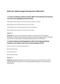 NURS 120 &vert; Medical-Surgical Nursing Exam 3 2026 &vert;WCU