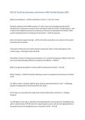 SHS 311 Final Exam Questions and Answers With Verified Solutions 2025&NewLine;