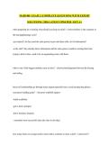 MAR3400  EXAM 2 &vert;COMPLETE QUESTIONS WITH EXPERT SOLUTIONS &vert; 2026 LATEST UPDATED &vert; GET A&plus;